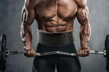 Professional Powerlifting Belt for Squat Deadlift-Red M V1308-DSZKI-358-2