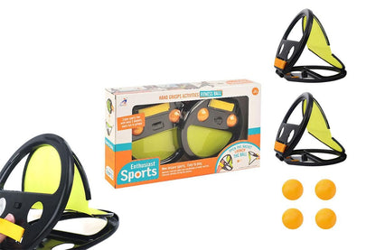 Toss And Catch Ball Set Interactive Throw And Catch Ball Hand Grip Racket With Balls V1308-DSZKI-359