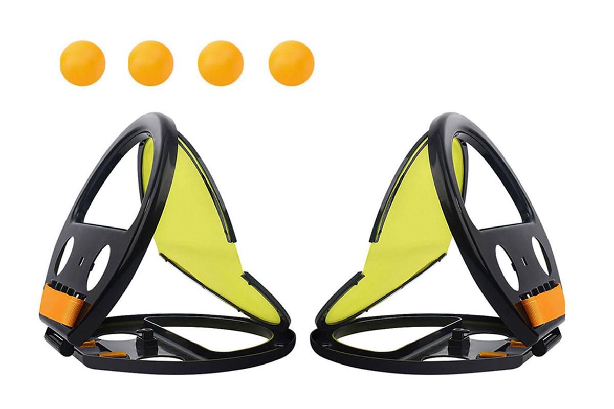 Toss And Catch Ball Set Interactive Throw And Catch Ball Hand Grip Racket With Balls V1308-DSZKI-359