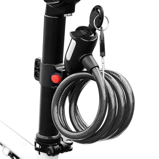 Bike Lock 4FT Bike Cable Locks Heavy Duty Bicycle Lock Cable Anti-Theft Security Cable for Motorcycle Scooter V1308-DSZKI-360
