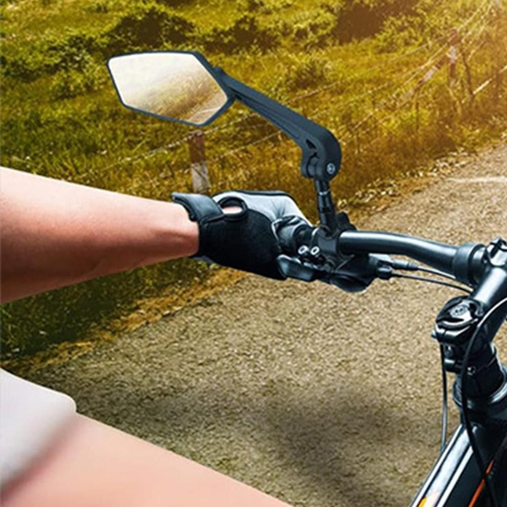 Handlebar Bike Mirror Ajustable and Rotatable Rearview Bicycle Mirror Security Cycling Rearview Mirror Easy V1308-DSZKI-362
