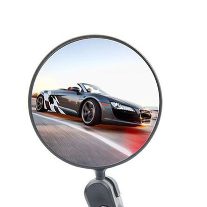 Handlebar Bike Mirrors Adjustable Bicycle Rearview Mirror for Mountain Road Bikes - 1PC V1308-DSZKI-363