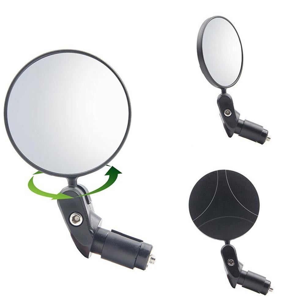 Handlebar Bike Mirrors Adjustable Bicycle Rearview Mirror for Mountain Road Bikes - 1PC V1308-DSZKI-363