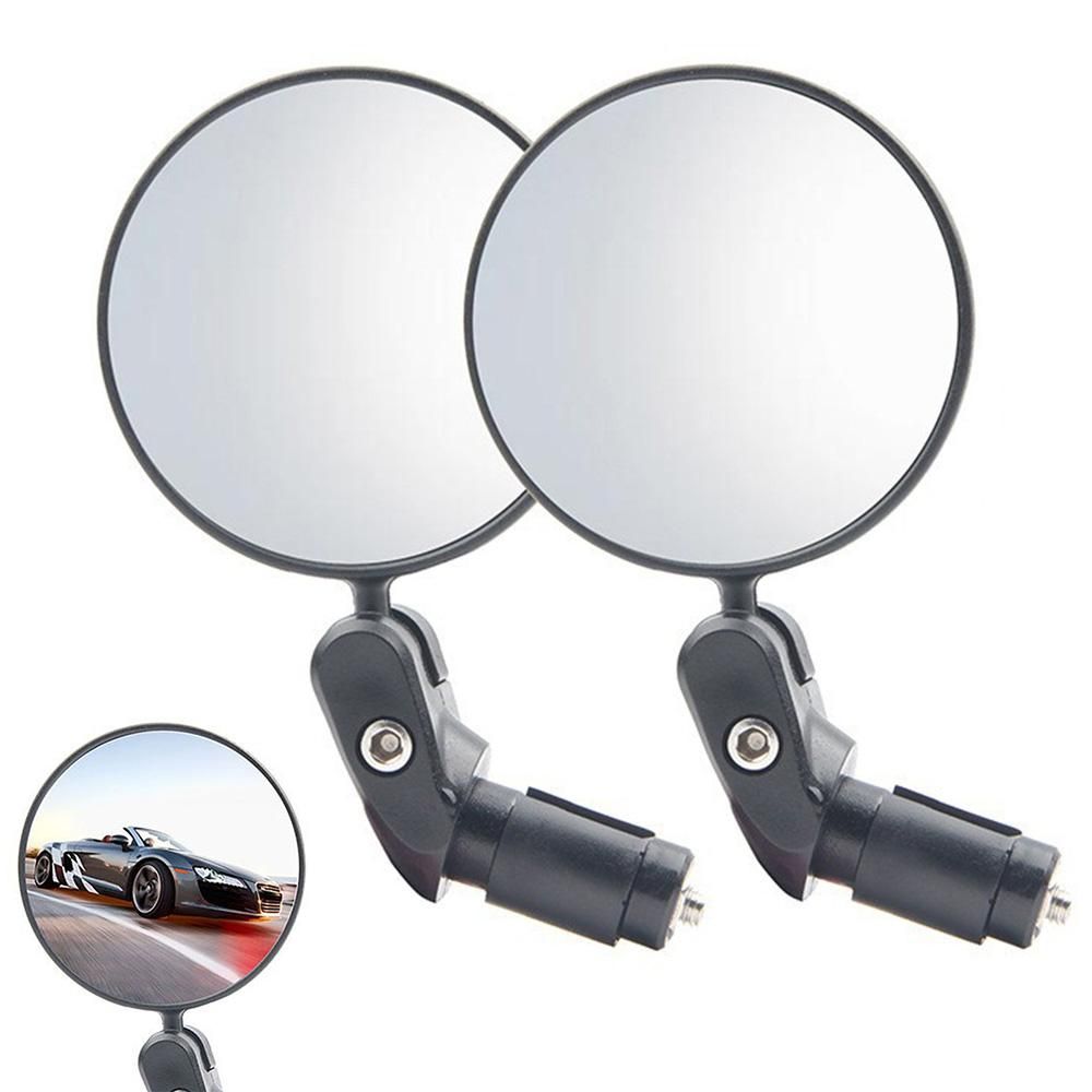 Handlebar Bike Mirrors Adjustable Bicycle Rearview Mirror for Mountain Road Bikes - 1PC V1308-DSZKI-363
