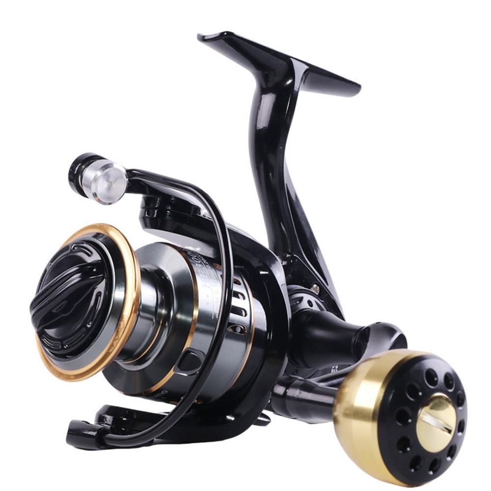 Spinning Fishing Reel HE Series 5000 6000 7000 Size 12 Ball Bearings 10kg Drag - HE5000 V1308-DSZKI-365-1