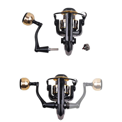 Spinning Fishing Reel HE Series 5000 6000 7000 Size 12 Ball Bearings 10kg Drag - HE5000 V1308-DSZKI-365-1