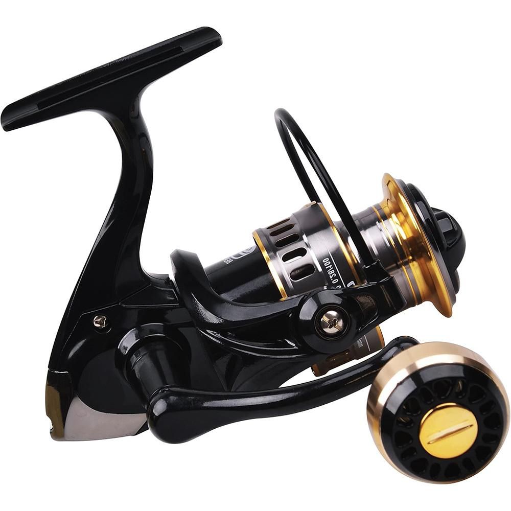 Spinning Fishing Reel HE Series 5000 6000 7000 Size 12 Ball Bearings 10kg Drag - HE5000 V1308-DSZKI-365-1