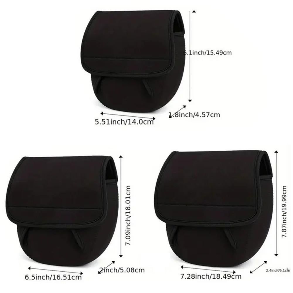 Spinning Reel Cover Case Bag Pouch Fits 1000 2000 4000 5000 8000 Series Spinning Reels - L V1308-DSZKI-367-3