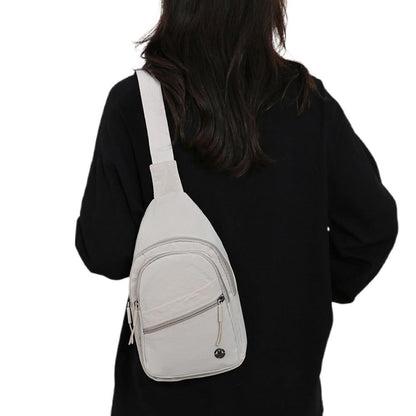 Sling Bag for Women Sling Backpack Chest Daypack Crossbody Bag - White V1308-DSZKI-368-1