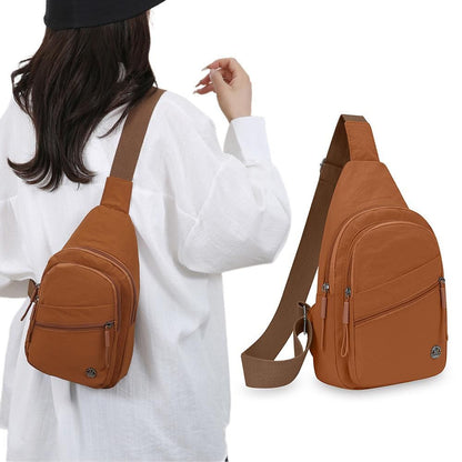 Sling Bag for Women Sling Backpack Chest Daypack Crossbody Bag - Orange V1308-DSZKI-368-2