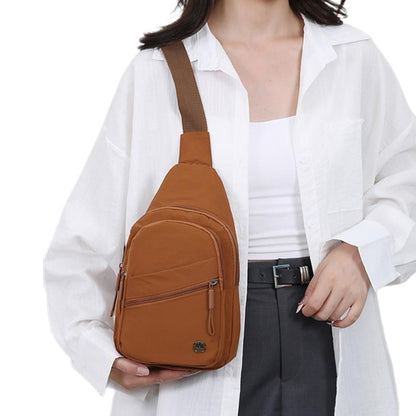 Sling Bag for Women Sling Backpack Chest Daypack Crossbody Bag - Orange V1308-DSZKI-368-2
