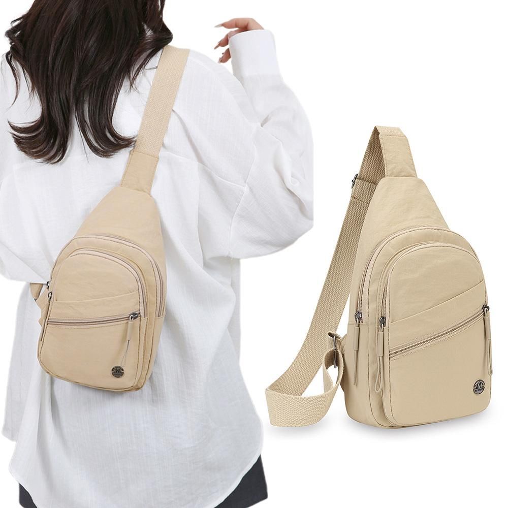 Sling Bag for Women Sling Backpack Chest Daypack Crossbody Bag - Khaki V1308-DSZKI-368-3