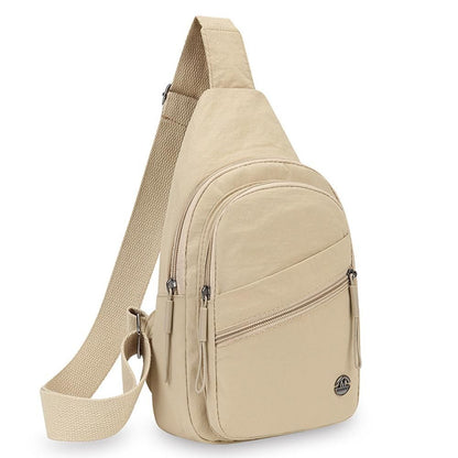 Sling Bag for Women Sling Backpack Chest Daypack Crossbody Bag - Khaki V1308-DSZKI-368-3