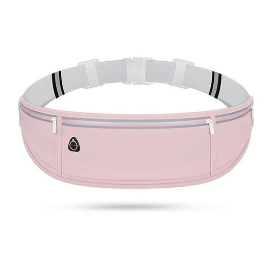 Running Belt Ultra Light Bounce Free Waist Pouch Bag Fitness Workout Belt Sport Waist Pack Exercise Waist Bag V1308-DSZKI-369-3