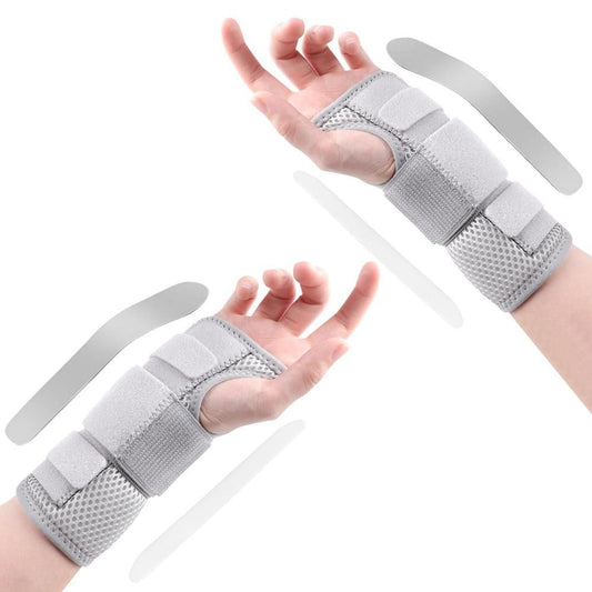 1Pair Carpal Tunnel Wrist Brace Carpal Tunnel Splint Arthritis Pain and Support For Sprained Relief Night V1308-DSZKI-374-2