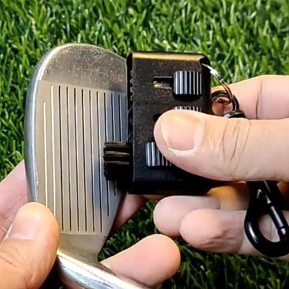 3 In 1 Golf Club Cleaning Brush Retractable Brass Nylon Groove Cleaner Tool V1308-DSZKI-376