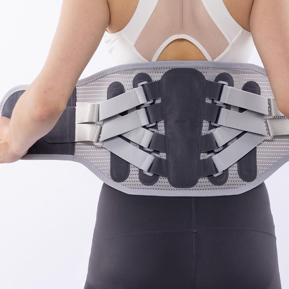 Adjustable Lumbar Support Belt Lower Back Brace With Lumbar Pad Waist Belt - L V1308-DSZKI-378-2