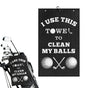 Golf Towel for Golf Bag with Clip Funny Cleaning Cloth for Balls & Clubs V1308-DSZKI-379