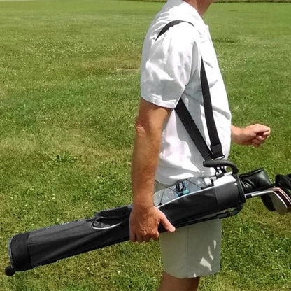 Lightweight Golf Stand Bag Portable Carry Bag for Driving Range - Black V1308-DSZKI-380-2