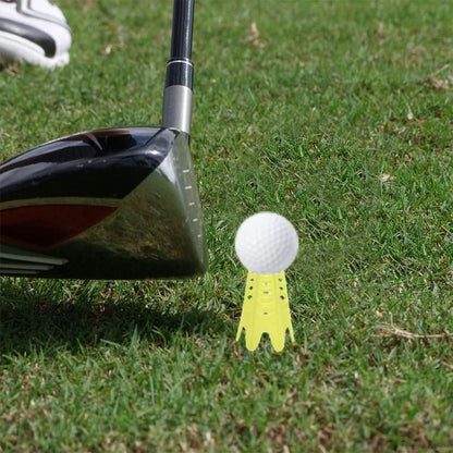 Plastic Golf Tees Golf Simulator Tees for Home Outdoor Indoor Golf Tees Simulator Practice Training - Yellow V1308-DSZKI-381-1