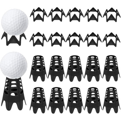 Plastic Golf Tees Golf Simulator Tees for Home Outdoor Indoor Golf Tees Simulator Practice Training - Black V1308-DSZKI-381-3