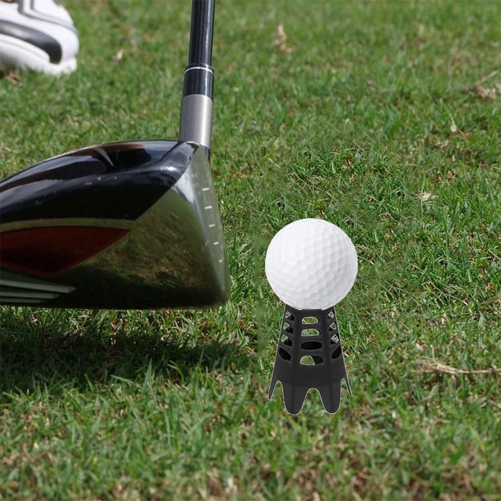 Plastic Golf Tees Golf Simulator Tees for Home Outdoor Indoor Golf Tees Simulator Practice Training - Black V1308-DSZKI-381-3