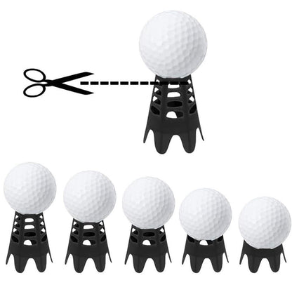 Plastic Golf Tees Golf Simulator Tees for Home Outdoor Indoor Golf Tees Simulator Practice Training - Black V1308-DSZKI-381-3
