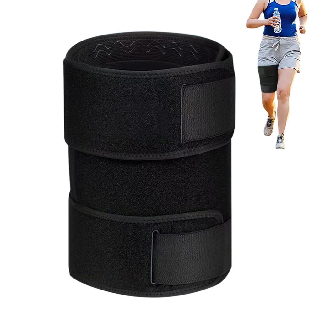 Thigh Brace Adjustable Compression Sleeve Support For Workouts V1308-DSZKI-384