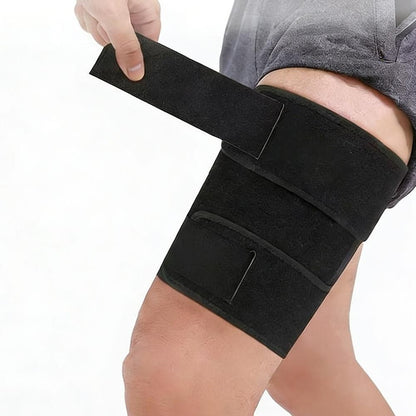 Thigh Brace Adjustable Compression Sleeve Support For Workouts V1308-DSZKI-384