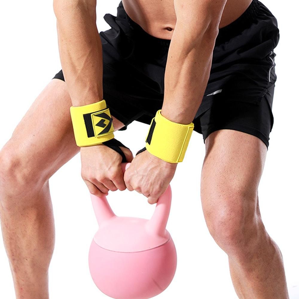 Wrist Wraps for Weightlifting and Working Out - Yellow V1308-DSZKI-385-1