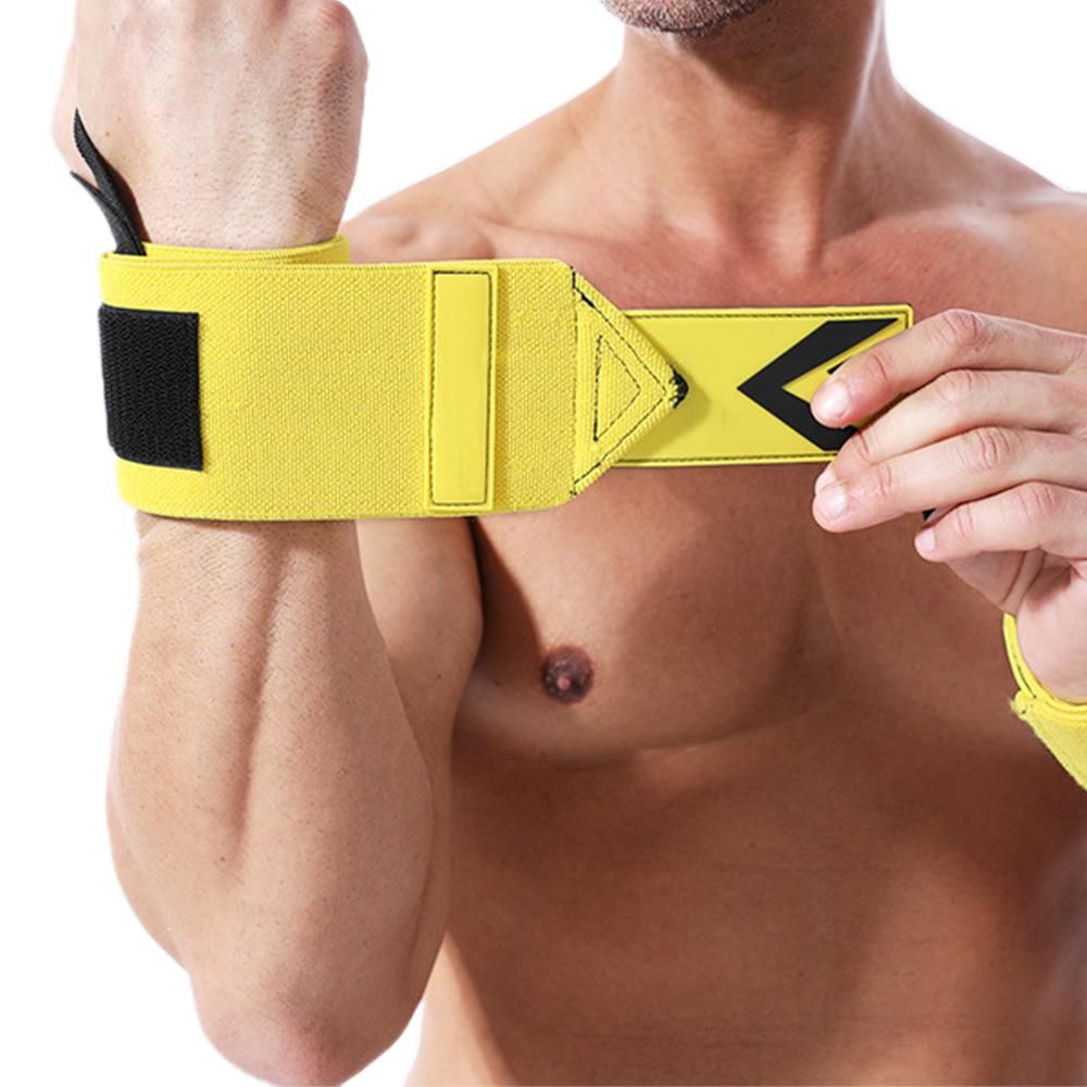 Wrist Wraps for Weightlifting and Working Out - Yellow V1308-DSZKI-385-1