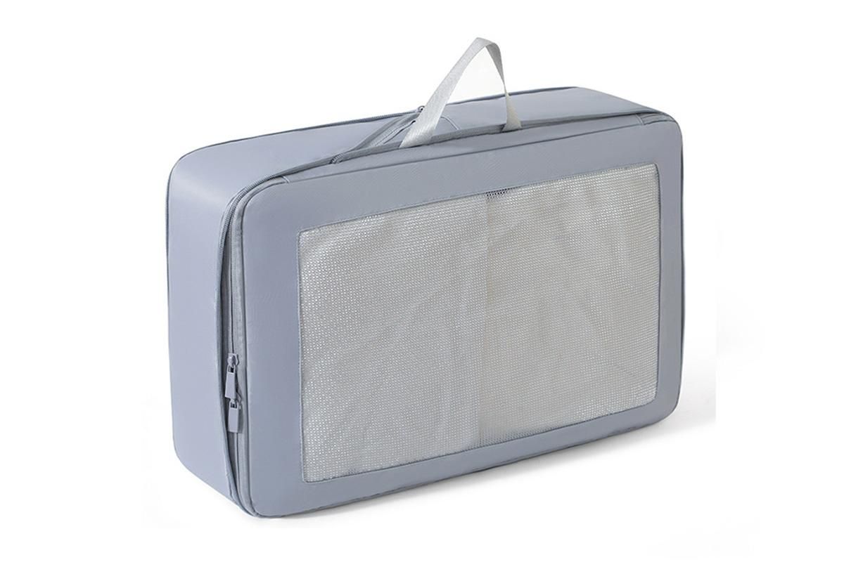 7 Set Compression Packing Cubes for Travel Luggage Organizer Bags for Travel Accessories - Grey V1308-DSZKI-388-1