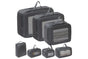 7 Set Compression Packing Cubes for Travel Luggage Organizer Bags for Travel Accessories - Black V1308-DSZKI-388-2