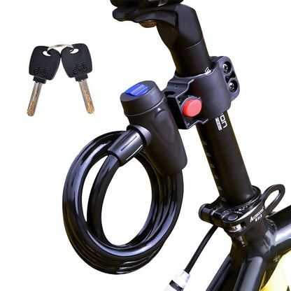 Bike Lock Secure Bicycle Lock with Bracket And 2pcs Keys V1308-DSZKI-393