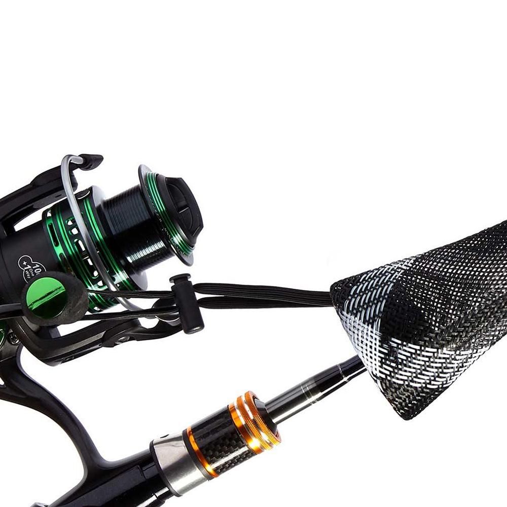 2Pcs Rod Sock Fishing Rod Sleeve Protector Pole Gloves Fishing Tools - White V1308-DSZKI-396-1