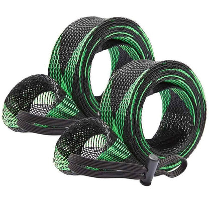 2Pcs Rod Sock Fishing Rod Sleeve Protector Pole Gloves Fishing Tools - Green V1308-DSZKI-396-3