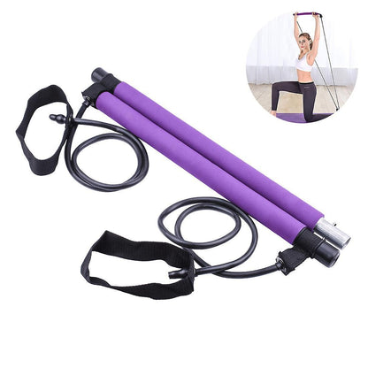 Pilates Exercise Bar With Resistance Band For Whole Body Workouts V1308-DSZKI-399