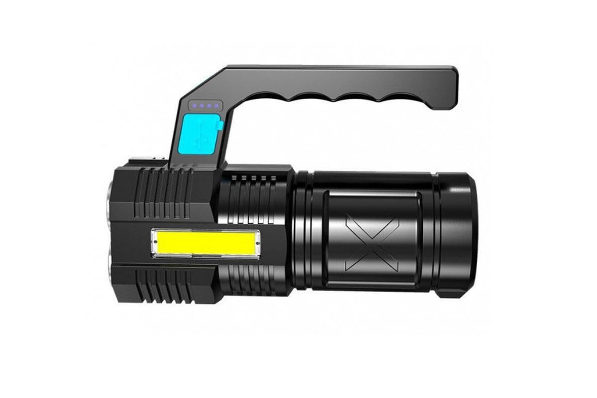 LED Flashlight Rechargeable Portable Light for Outdoor Camping Hiking Super Brightest Flashlights Emergency V1308-DSZKI-4