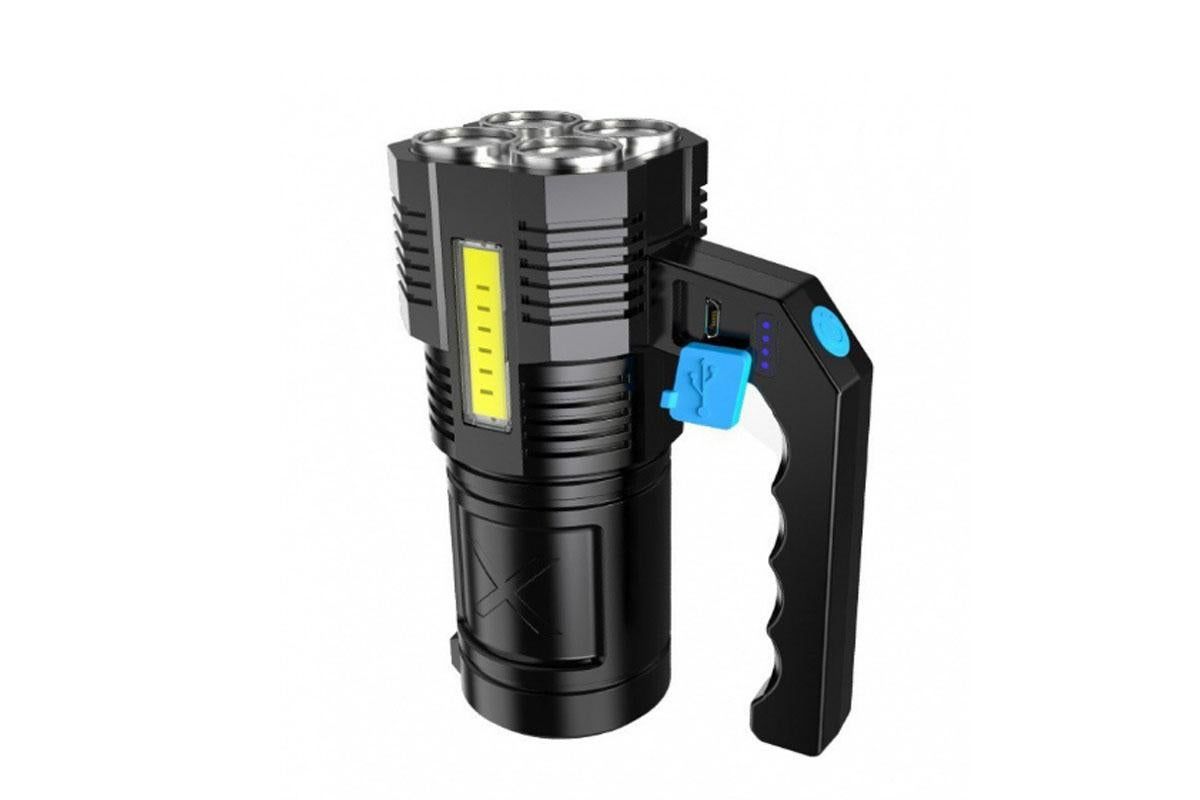 LED Flashlight Rechargeable Portable Light for Outdoor Camping Hiking Super Brightest Flashlights Emergency V1308-DSZKI-4