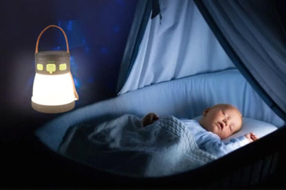 Solar Camping Lantern Rechargeable Outdoor LED Light with RGB Mood Lighting V1308-DSZKI-40