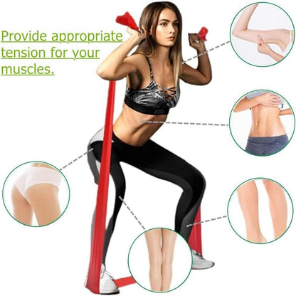 Resistance Belt Three-color Professional Elastic for Yoga Pilates V1308-DSZKI-400