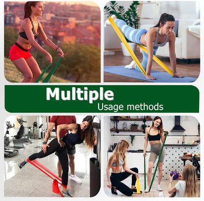 Resistance Belt Three-color Professional Elastic for Yoga Pilates V1308-DSZKI-400