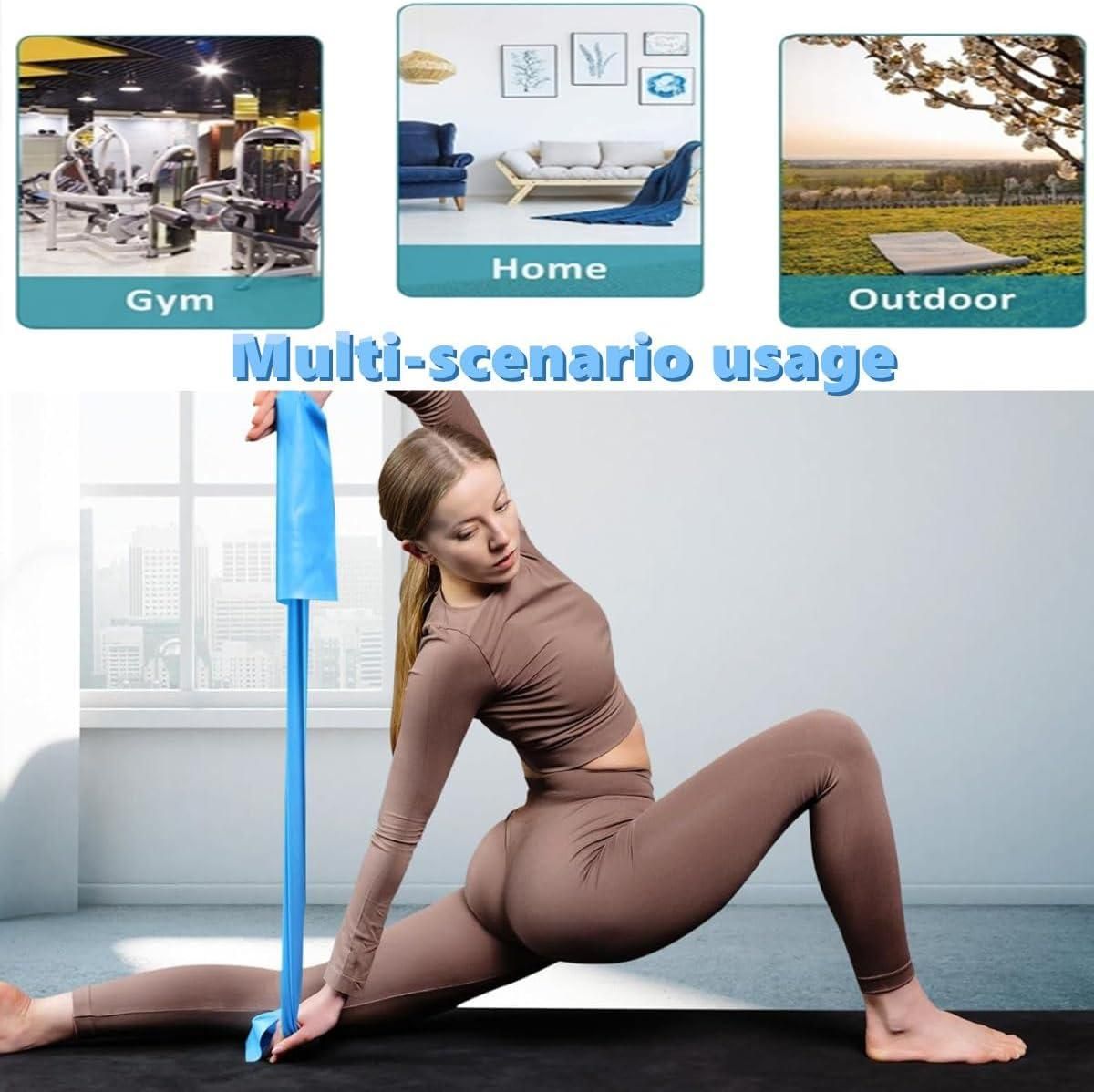 Resistance Belt Three-color Professional Elastic for Yoga Pilates V1308-DSZKI-400