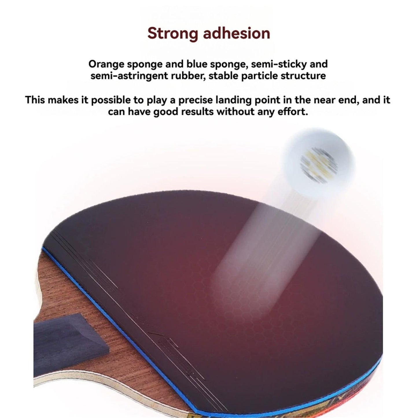 Table Tennis Racket Set 6-Star Carbon with 2 Paddles and Covers V1308-DSZKI-402