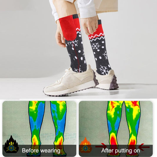 Heated Socks Rechargeable 5000mAh APP Remote Control Washable Winter (Blue) V1308-DSZKI-411