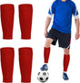 Professional Football Calf Compression Leg Guard 2 Pairs (Red) V1308-DSZKI-414