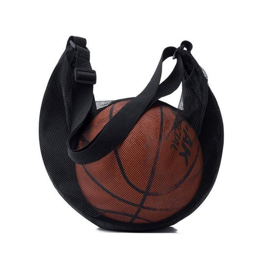 Basketball Bag Large Capacity Sports Training Single Shoulder Volleyball Net (Black) V1308-DSZKI-415