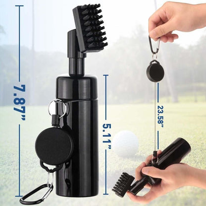 Golf Club Cleaner Brush with 5oz Water Spray Bottle Golf Cleaning Kit with Clip V1308-DSZKI-416
