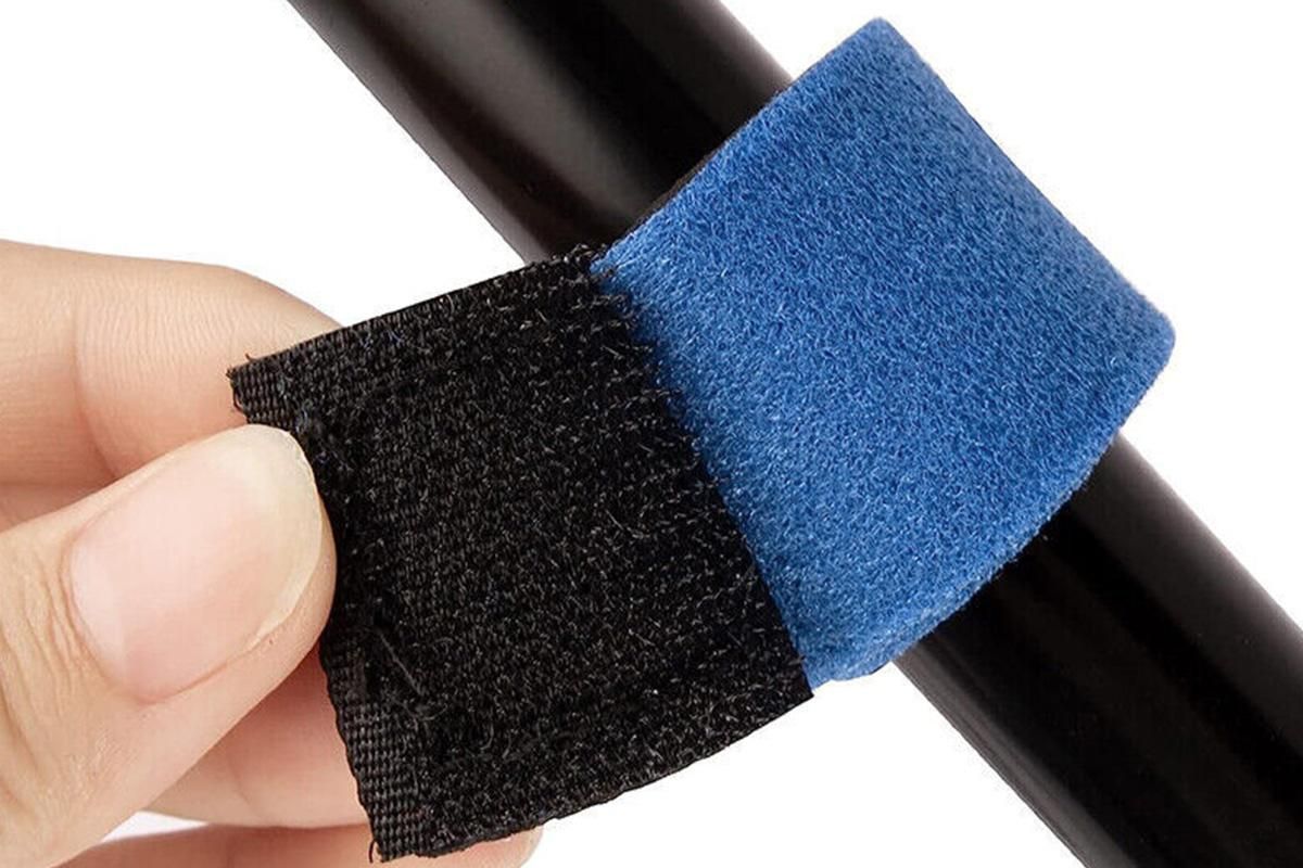 10Pcs Fishing Rod Straps Fishing Rod Clips for Casting Spinning Fly Rods - Blue V1308-DSZKI-417-2