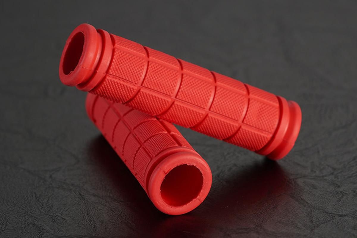 2PCS Bicycle Handle Bar Grips Rubber Grips For BMX MTB Cycle Road Mountain Bike - Red V1308-DSZKI-419-1